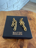 18K Double Chain Earrings