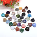 10PC/Set Natural Healing Gemstone Necklace Women Charm Jewelry 16mm